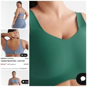 Grey Knix size 8+ Catalyst Sports Bra